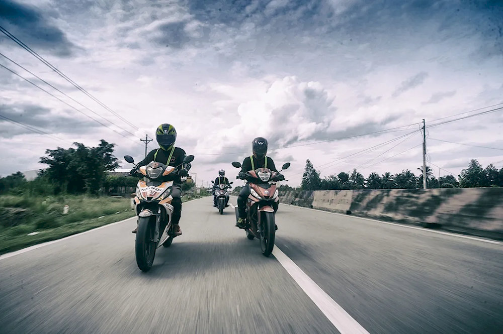 Traveling by motorbike requires good health and strong riding skills